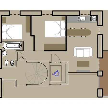 Appartement Fiori Blu